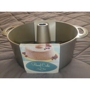 Nordic Ware Platinum 18 Cup Pound Cake/Angel Food Pan ~ Cast Aluminum